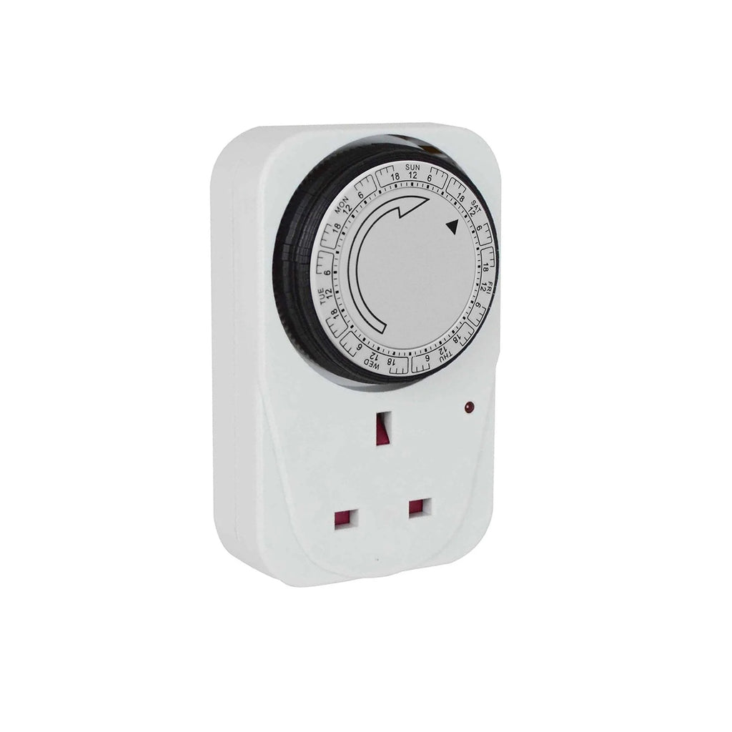 Powerplus 24-Hour Plug-In Mechanical Timer Switch (1322)