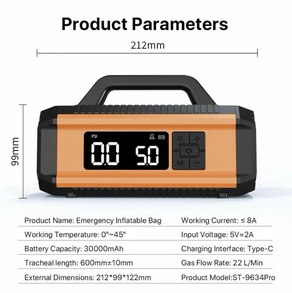 Ven-Dens Car All-in-One Jump Starter & Air Pump (VD-CP010)