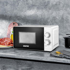 Geepas 20L Manual Microwave 700W White (GMO1899-WT)