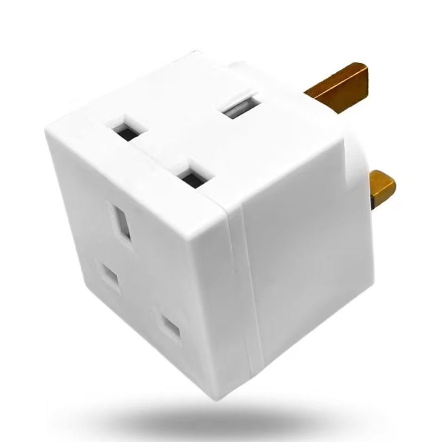 Powerplus 2 Way Plug-In Socket Adaptor (1030)