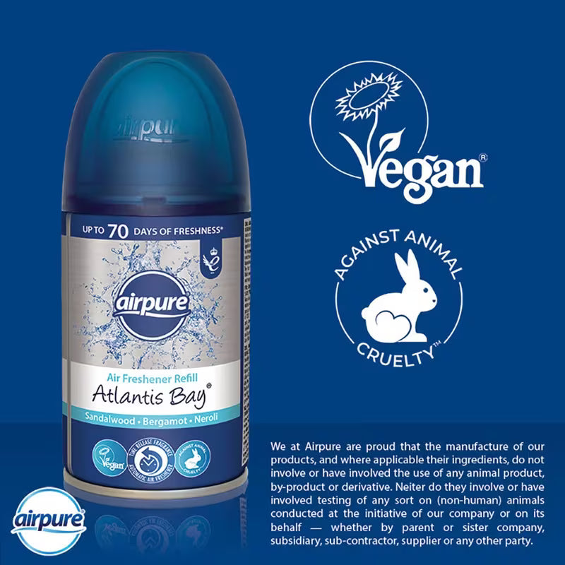 AirPure Moments Automatic Air Freshener Refill 250ml Atlantis Bay