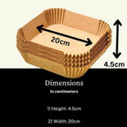 Domestic King Air Fryer Disposable Liners 50 Pack
