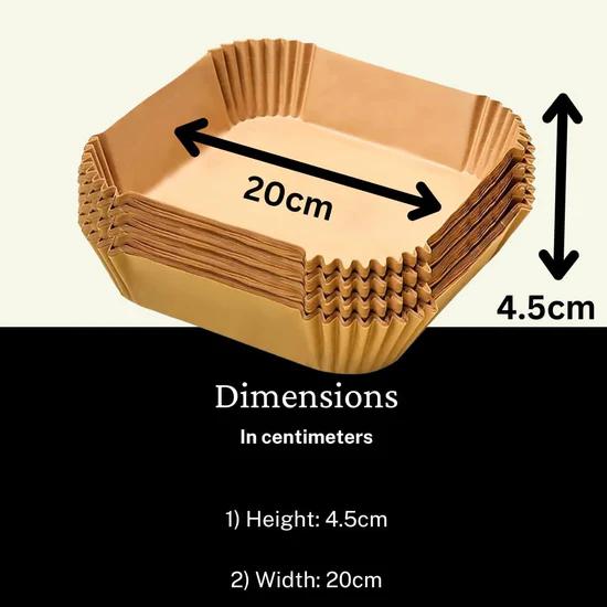 Domestic King Air Fryer Disposable Liners 50 Pack