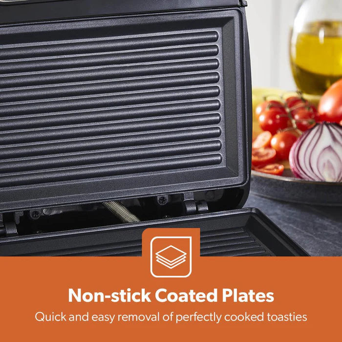 Geepas 2-Slice Non-Stick Panini Sandwich Press & Grill (GGM6001)