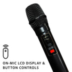 Ven-Dens Portable Karaoke Speaker with Dual Wireless Microphones (VD-SPK006)