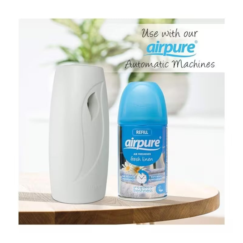 AirPure Moments Automatic Air Freshener Refill 250ml Fresh Linen