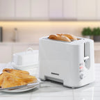 Daewoo 2 Slice Toaster 870W - White