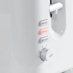Daewoo 2 Slice Toaster 870W - White