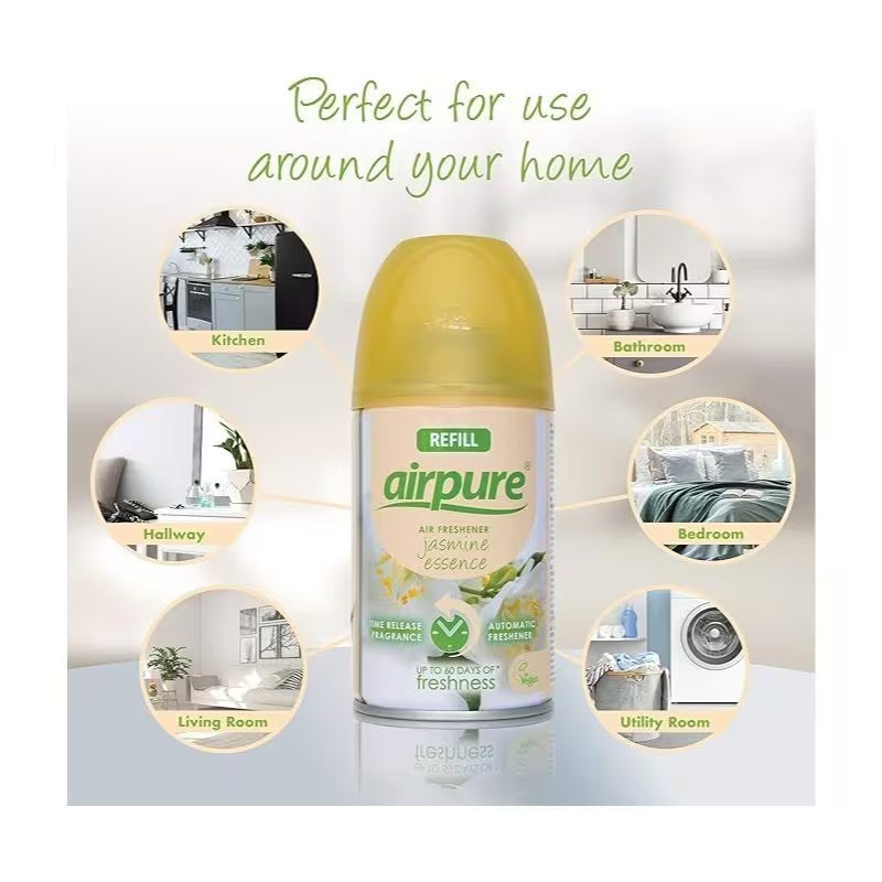 AirPure Moments Automatic Air Freshener Refill 250ml Jasmine Essence
