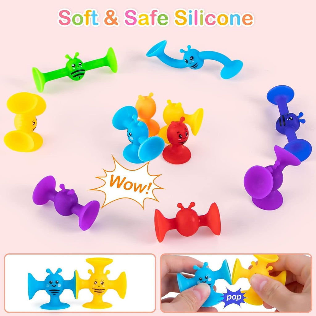 Funpaste 11pc Suction Cup Sensory Toys