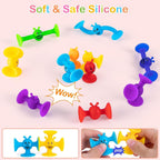 Funpaste 11pc Suction Cup Sensory Toys