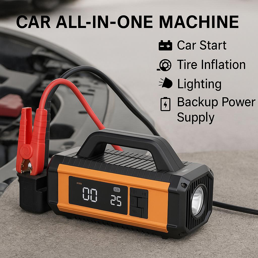 Ven-Dens Car All-in-One Jump Starter & Air Pump (VD-CP010)