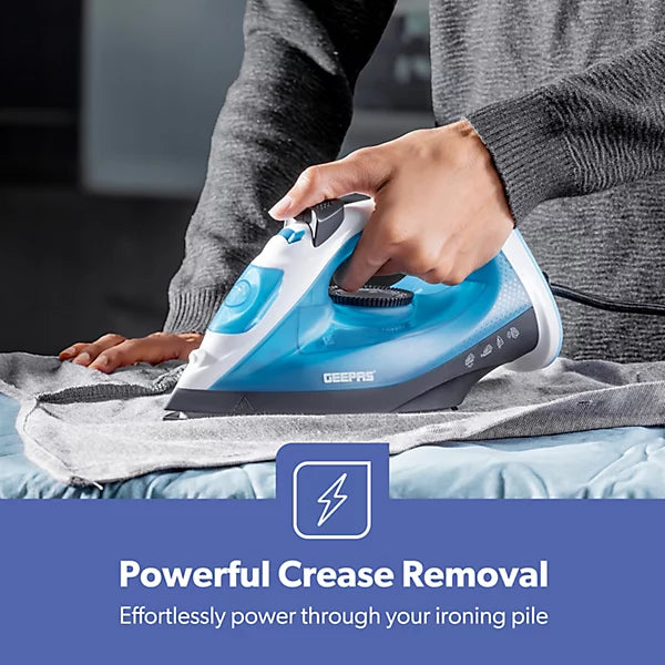 Geepas Steam Iron 1800W Blue (GSI7783UK-BL)