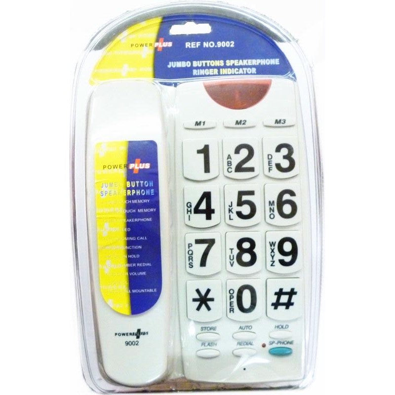 Powerplus Jumbo Button Telephone with Speaker (9160)