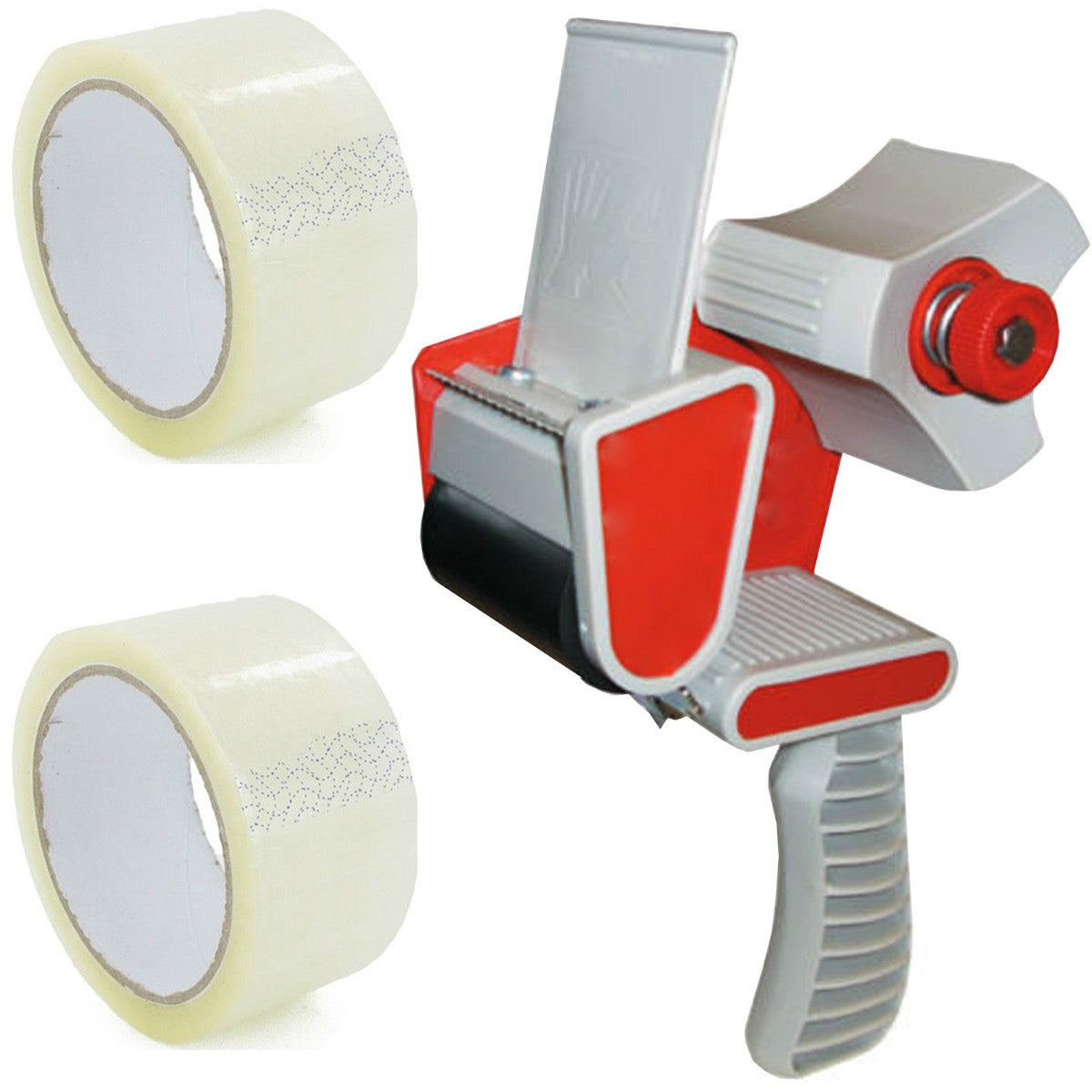 Supadec Tape Gun Dispenser with 2 Rolls Parcel Tape