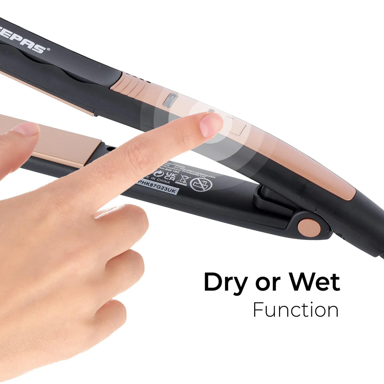Geepas Ceramic Hair Straighteners (GHS86087UK)