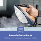 Geepas 1800W Steam Iron (GSI7783UK) - Black & Gold