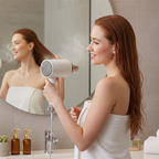 ExtraStar 1600W–2000W Ionic Hair Dryer (NAT-2285B) – White