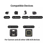 Powerplus USB A to B Printer 2m Cable (2048)