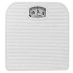 Prima Mechanical Dial Bathroom Scales White 130kg Capacity