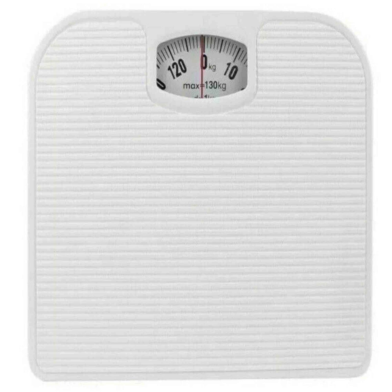 Prima Mechanical Dial Bathroom Scales White 130kg Capacity