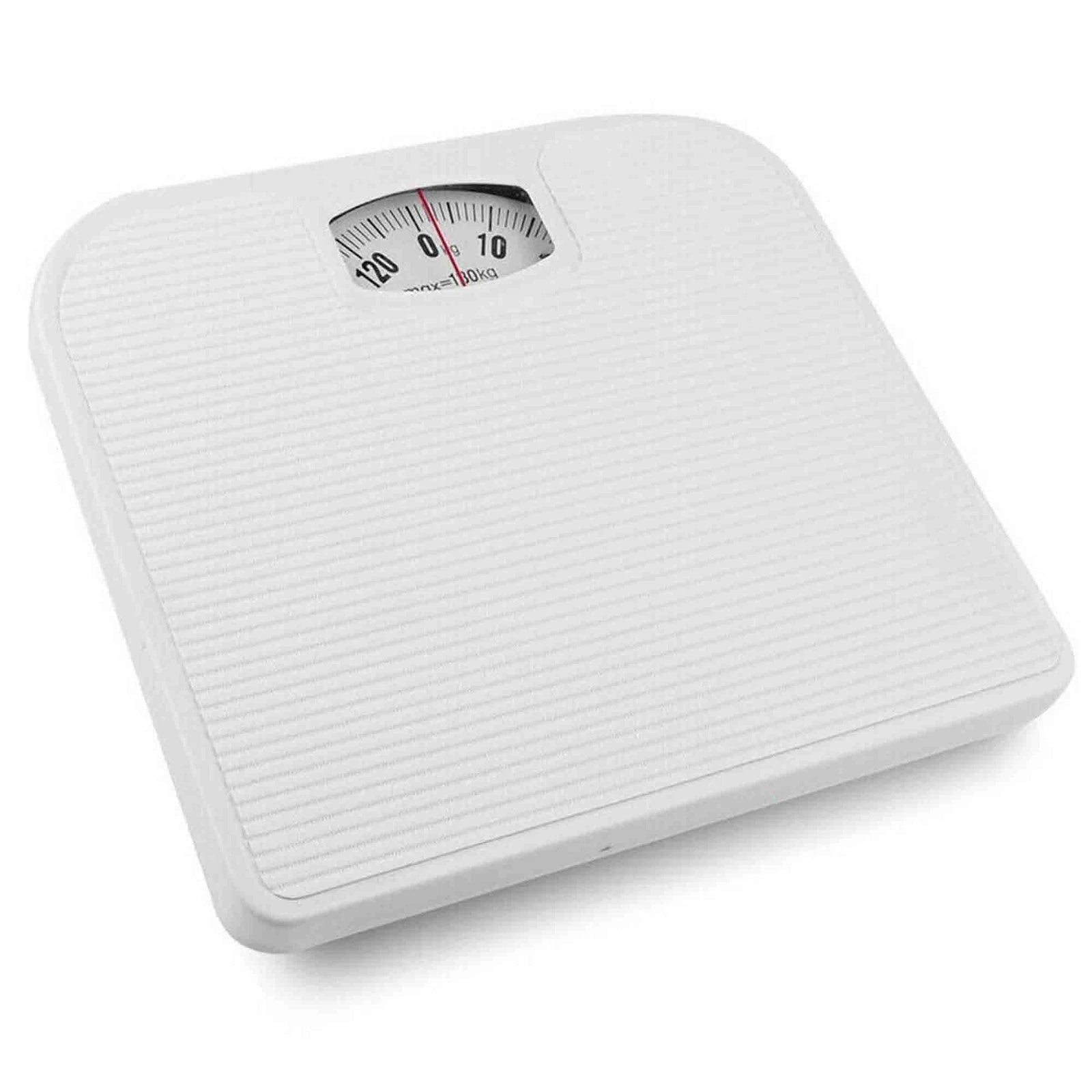 Prima Mechanical Dial Bathroom Scales White 130kg Capacity