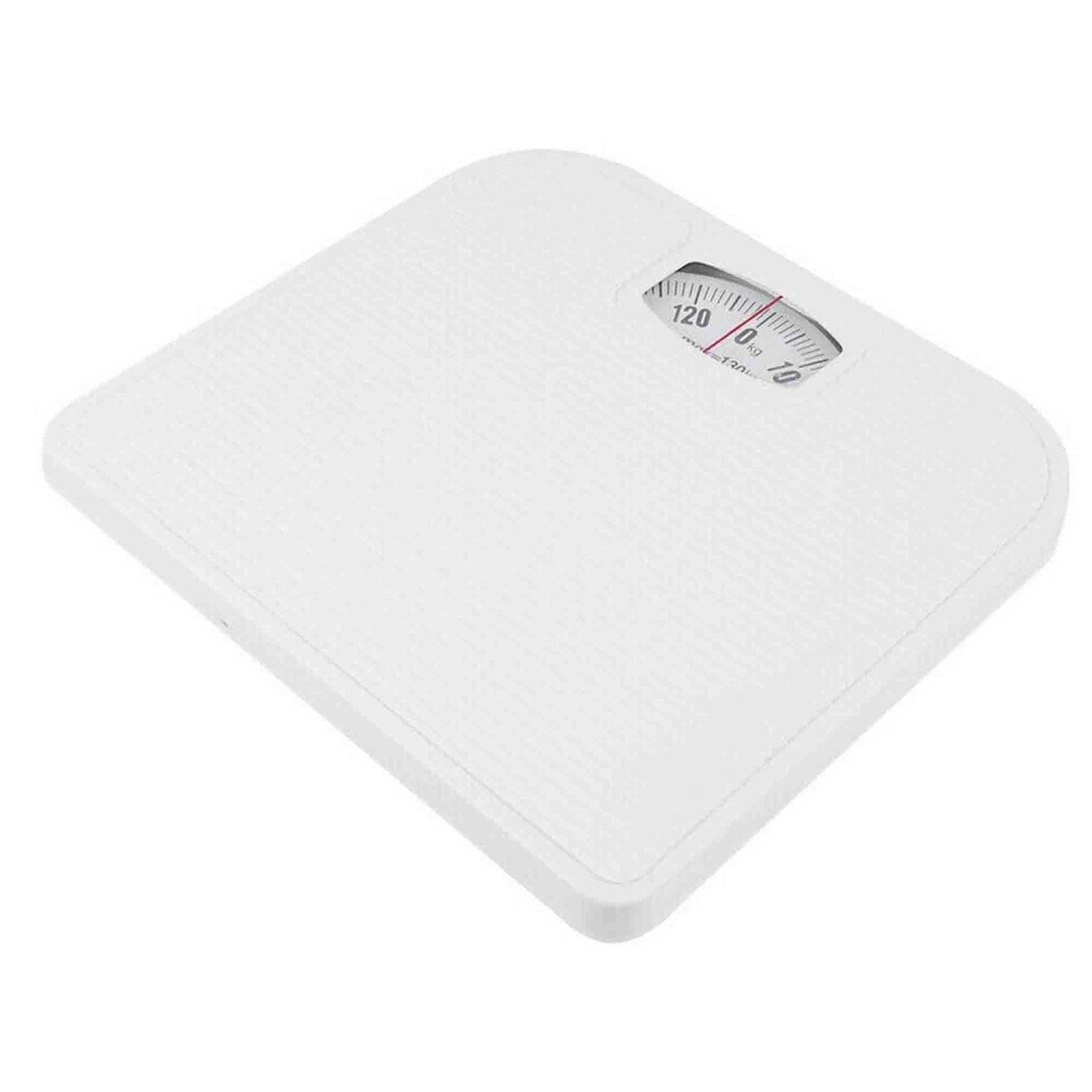 Prima Mechanical Dial Bathroom Scales White 130kg Capacity
