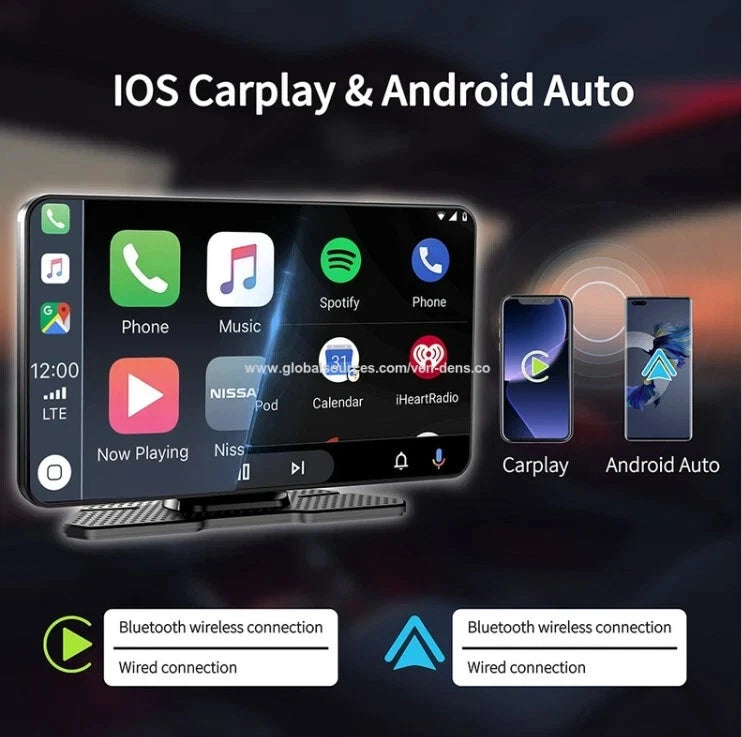 Ven-Dens 7" In-Car Infotainment CarPlay Display Screen (VD-CP007)
