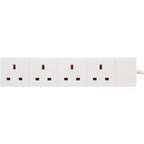 Powerplus 4 Way UK Extension Lead with 1m Cable (1332)