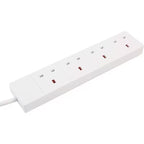 Powerplus 4 Way UK Extension Lead with 1m Cable (1332)