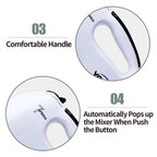 Infapower 7-Speed Electric Hand Mixer with 4 Attachments (X101)
