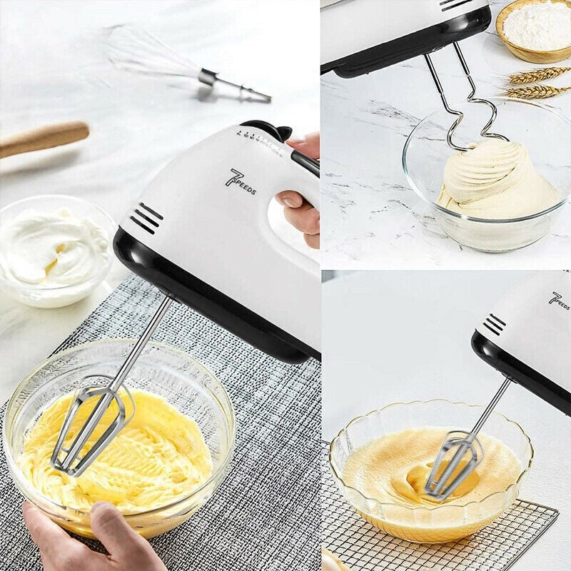 Infapower 7-Speed Electric Hand Mixer with 4 Attachments (X101)