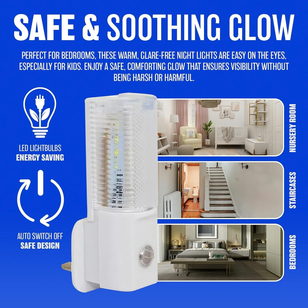 PowerPlus Plug-In LED Night Light with Dusk to Dawn Sensor