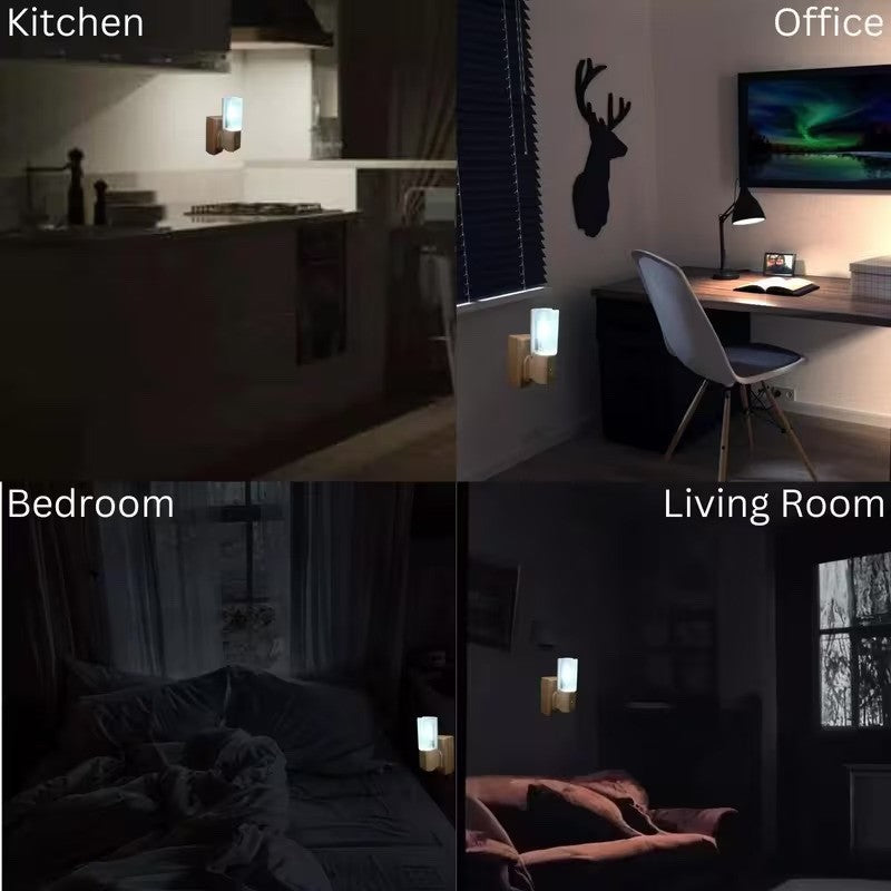PowerPlus Plug-In LED Night Light with Dusk to Dawn Sensor