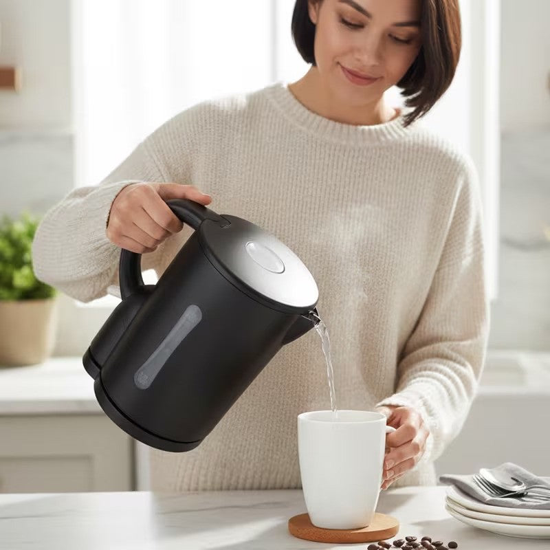Powerplus 1.7L Cordless Electric Kettle - Black (6332)