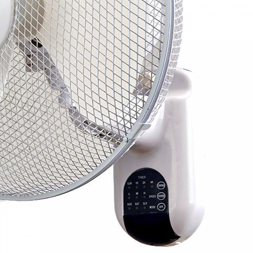 Pro-Elec 16” Wall Mounted Oscillating Fan with Remote