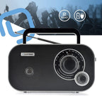 Lloytron Calypso Portable AM/FM Radio (N2405BK)