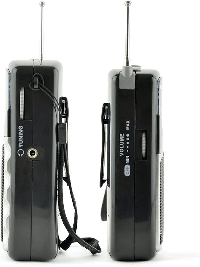 Lloytron Entertainer AM/FM Personal Sports Radio (N2201BK)