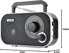 Lloytron Calypso Portable AM/FM Radio (N2405BK)