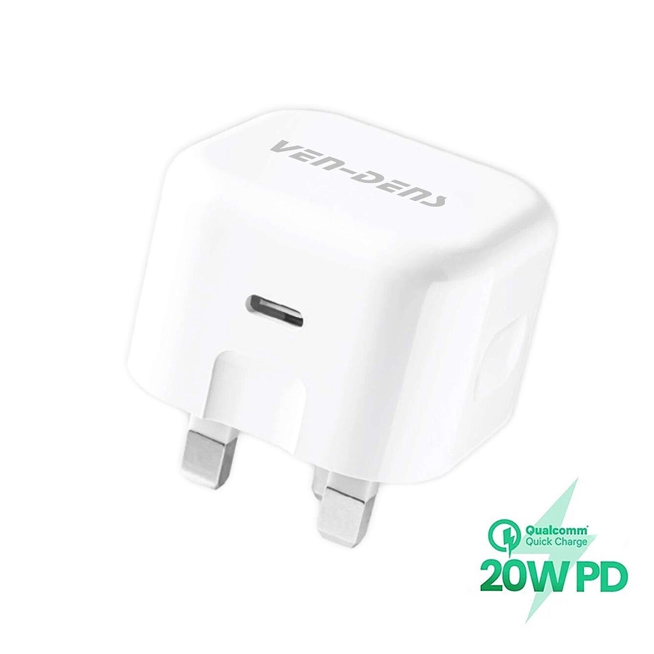 Ven-Dens 20W PD USB-C Fast Charger Adaptor (SP-TC78A)