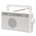 Lloytron Rhythm Rechargeable AM/FM Portable Radio (N2408WH) - White