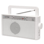 Lloytron Rhythm Rechargeable AM/FM Portable Radio (N2408WH) - White