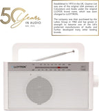 Lloytron Rhythm Rechargeable AM/FM Portable Radio (N2408WH) - White