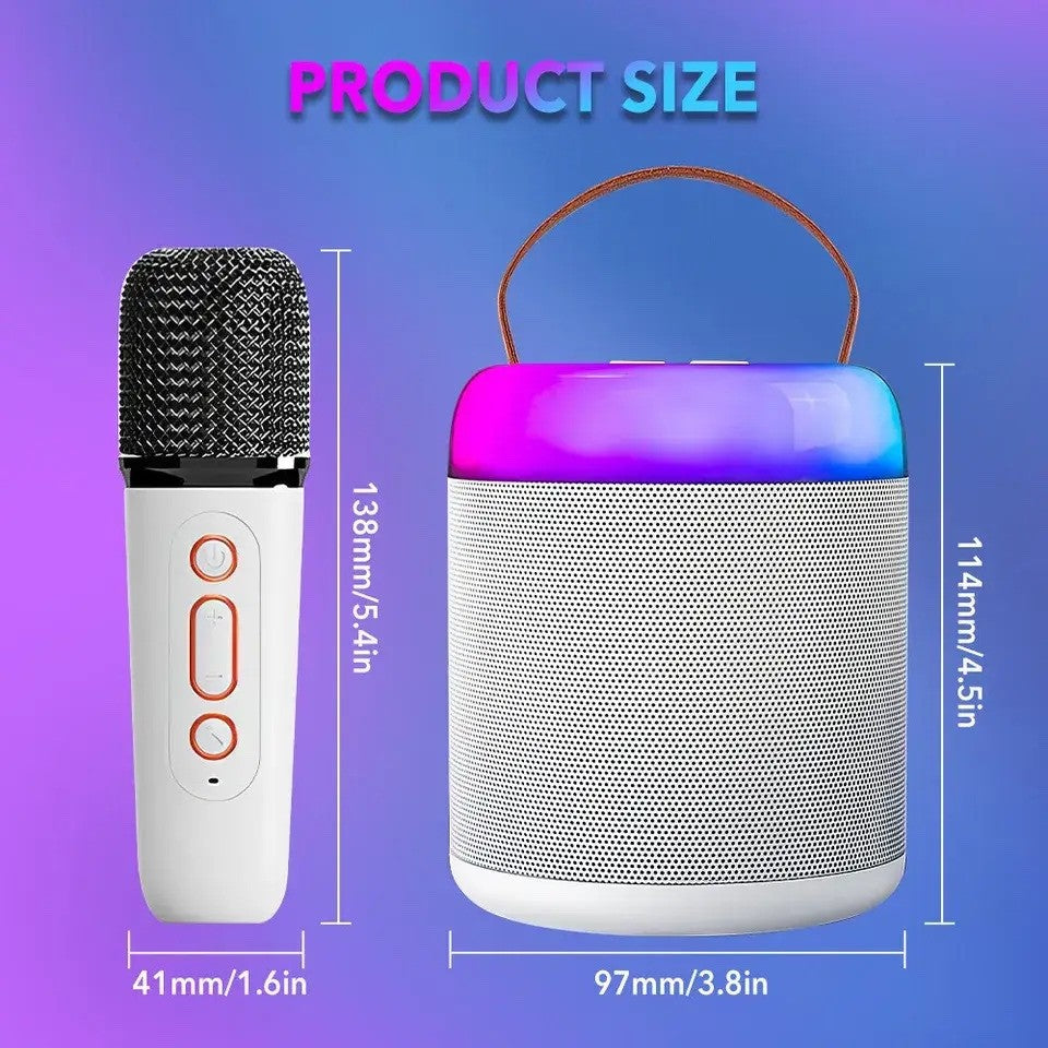 ExtraStar Portable Karaoke Speaker with 2 Microphones (KS-TM68)