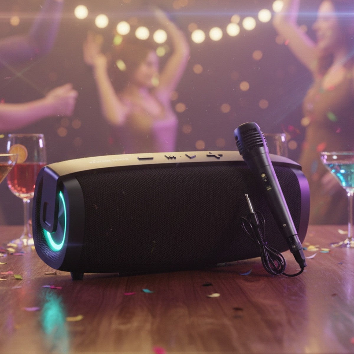 Panther Force Mini Karaoke Speaker with Microphone (PF261)