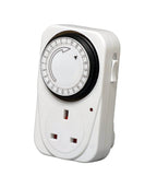 Powerplus 24-Hour Plug-In Mechanical Timer Switch (1322)