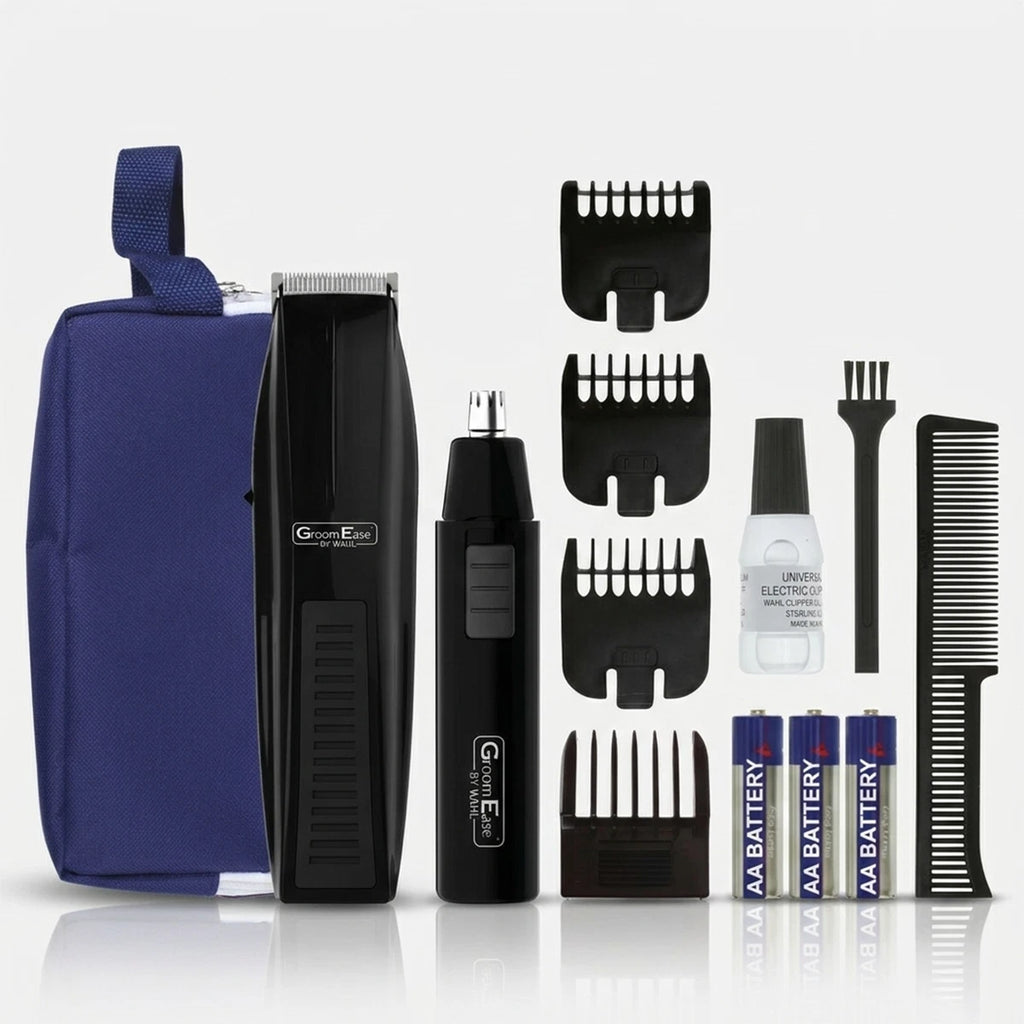 Wahl Groom Ease 11pc Grooming Kit Beard & Detail Trimmer Set (5537-6317)