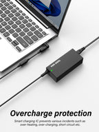 Ven-Dens 90W Universal Laptop Charger with 11 Tips (VD-UC02)