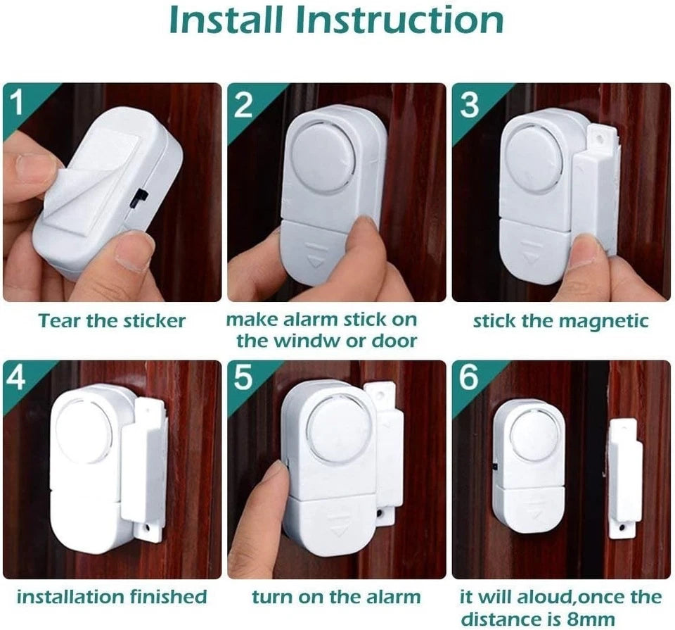 Kingavon 2-Pack Door & Window Entry Alarm Set CD101