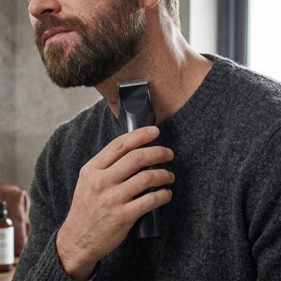 WAHL Battery Beard Trimmer Grooming Gift Set with Oil (5537-802)